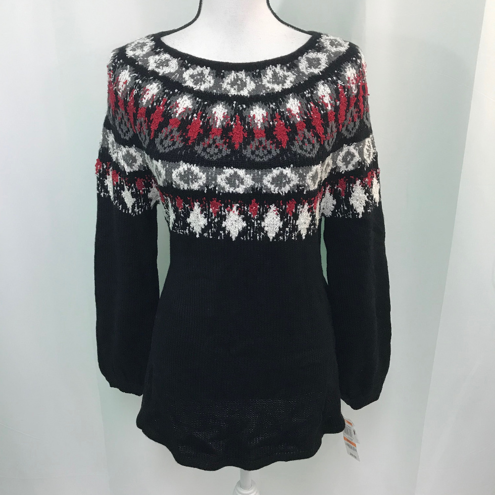 Style & Co Multicolored Fair Isle Sweater NWT